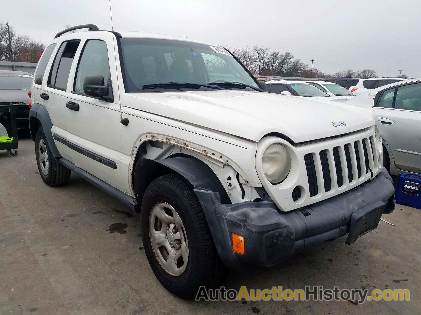 2007 JEEP LIBERTY SP SPORT, 1J4GL48K97W645668