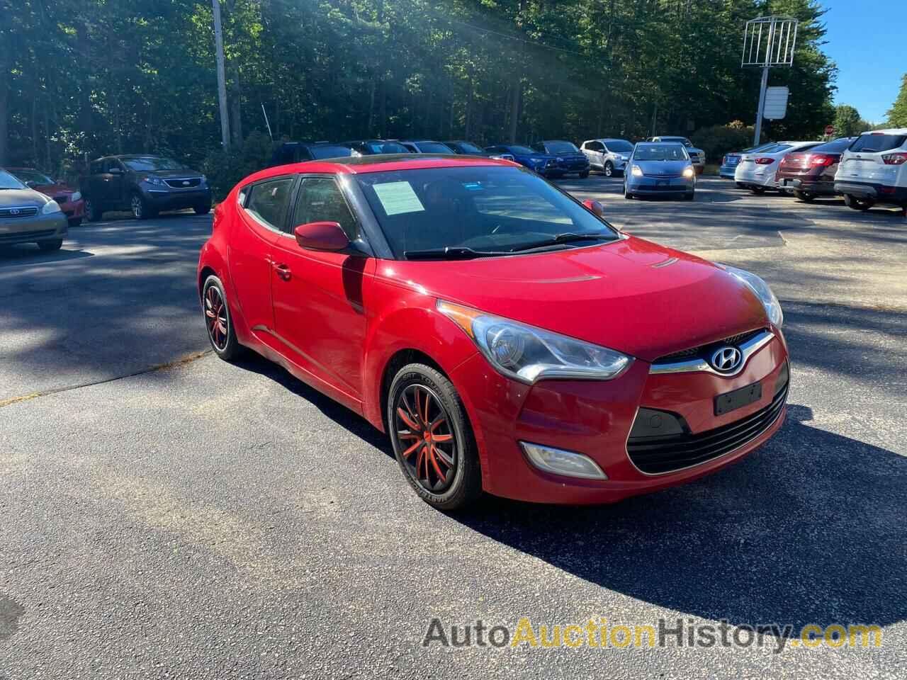 2012 HYUNDAI VELOSTER, KMHTC6ADXCU023450