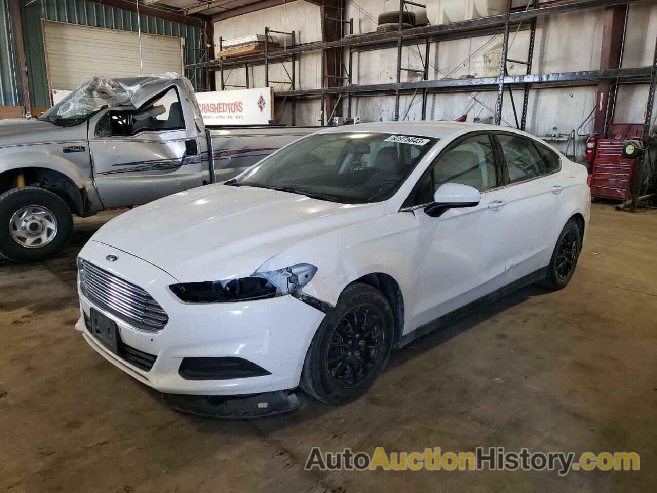 2014 FORD FUSION S, 3FA6P0G75ER187256