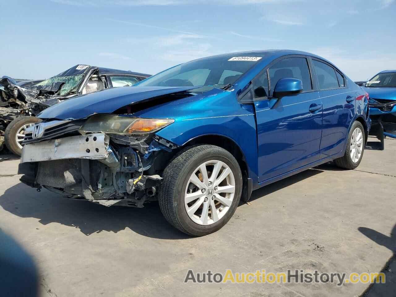 2012 HONDA CIVIC EXL, 19XFB2F92CE027007