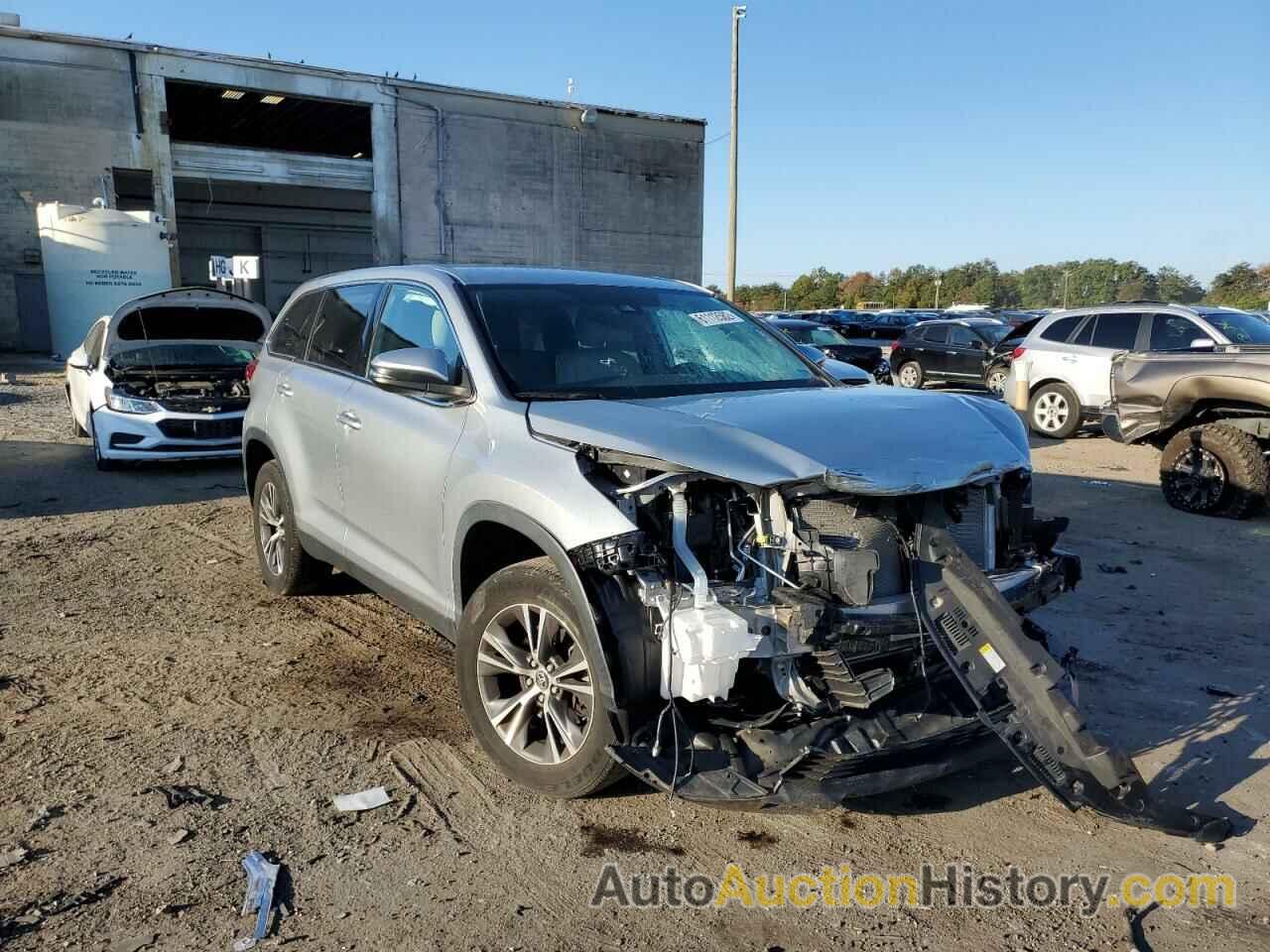 2019 TOYOTA HIGHLANDER LE, 5TDZARFH5KS059101