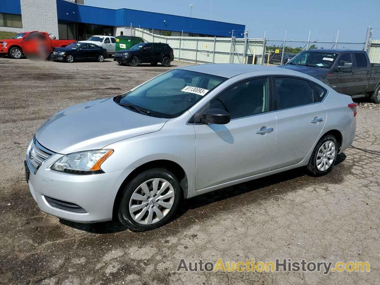 2015 NISSAN SENTRA S, 3N1AB7AP7FL666712