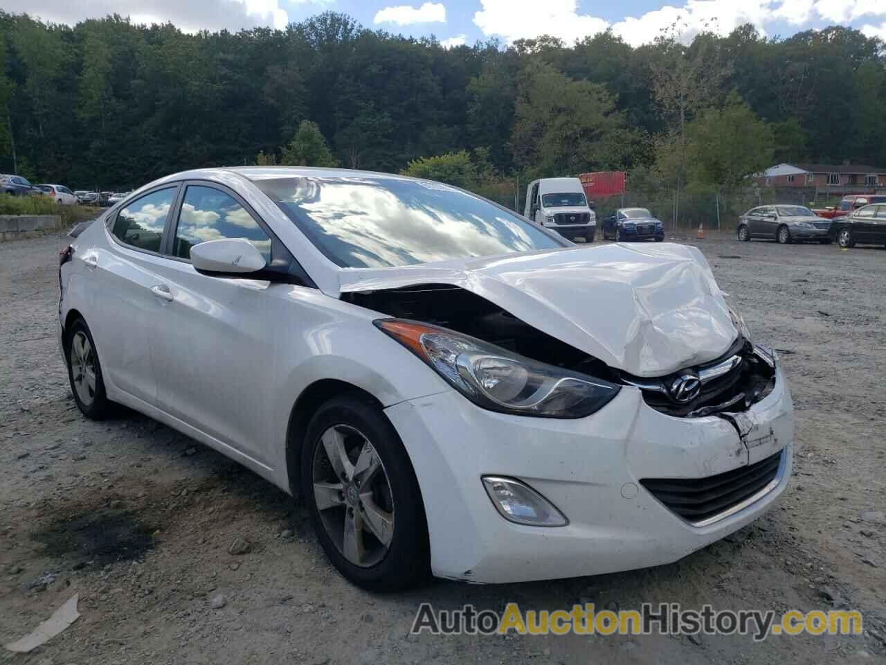 2013 HYUNDAI ELANTRA GLS, 5NPDH4AE9DH244444