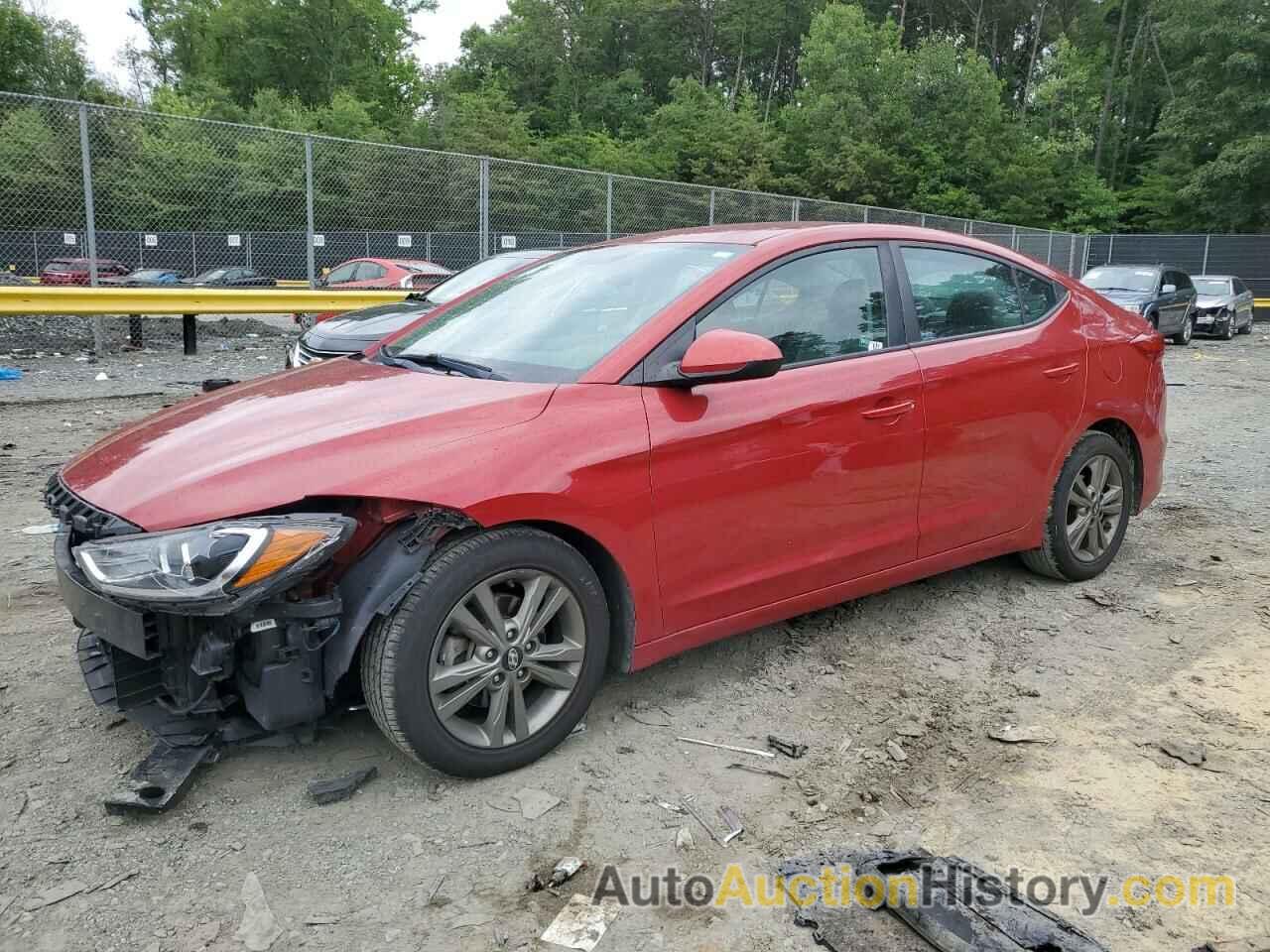 2018 HYUNDAI ELANTRA SEL, 5NPD84LF7JH242340