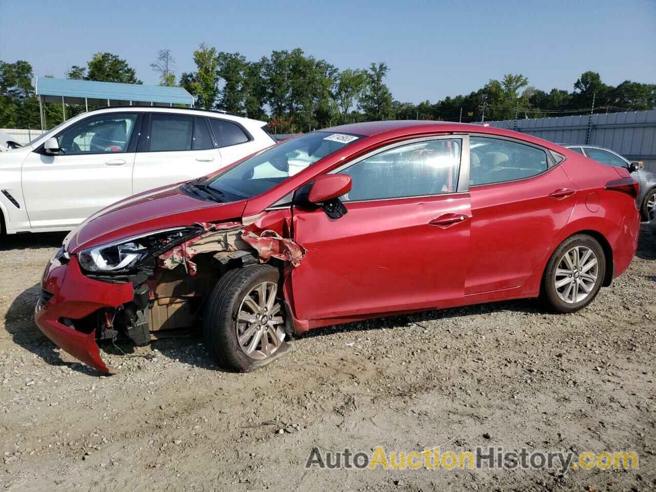 2015 HYUNDAI ELANTRA SE, KMHDH4AE4FU300374