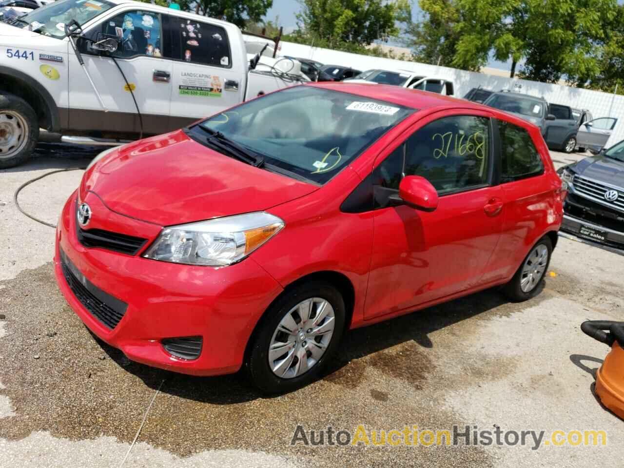 2012 TOYOTA YARIS, JTDJTUD36CD524032