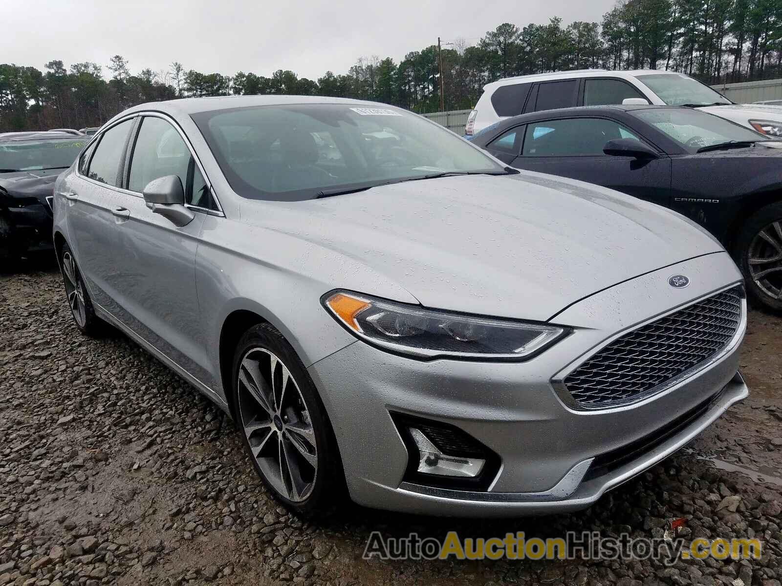 2019 FORD FUSION TIT TITANIUM, 3FA6P0D99KR124386