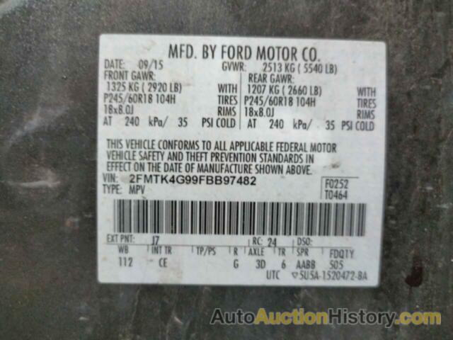 FORD EDGE SE, 2FMTK4G99FBB97482