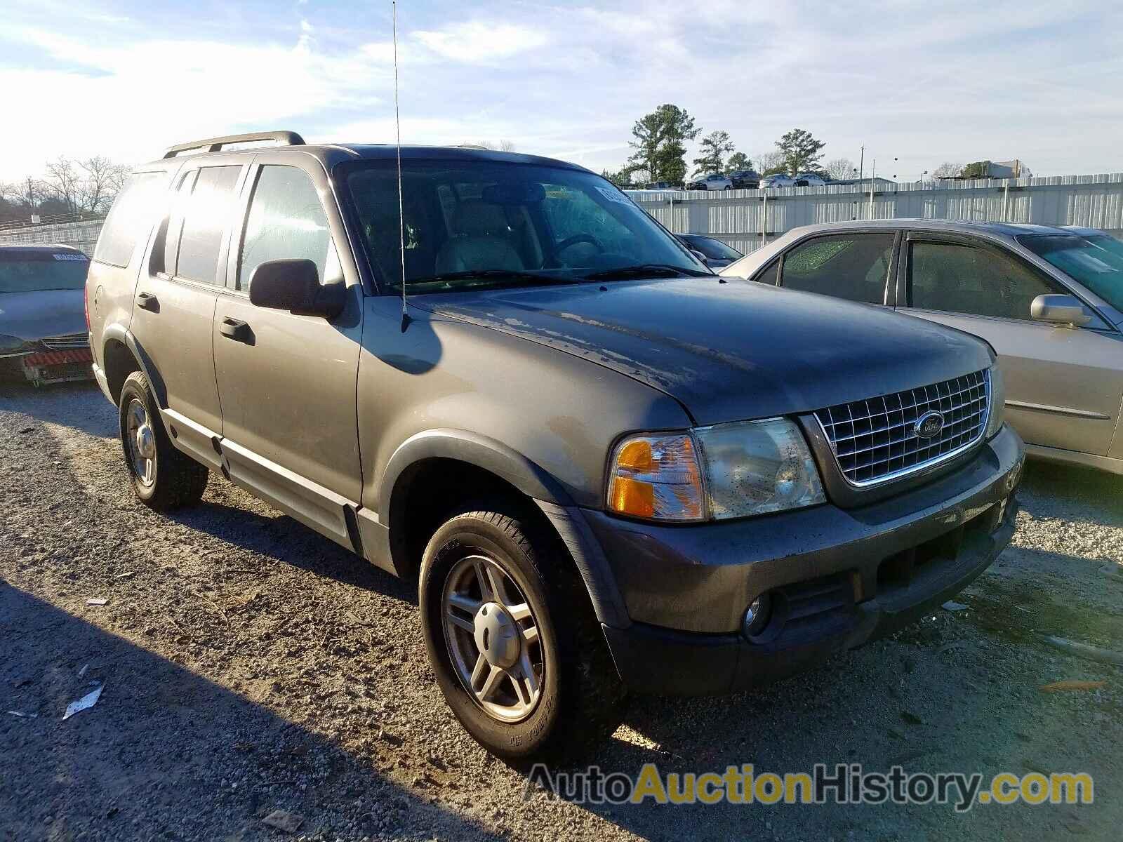 2003 FORD EXPLORER X XLT, 1FMZU63W23UA10892