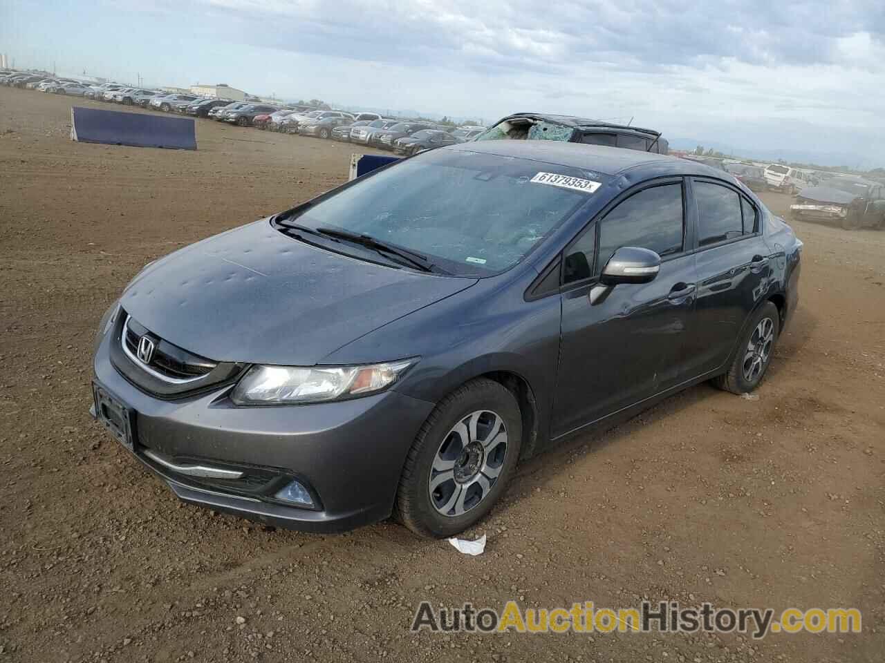 2013 HONDA CIVIC HYBRID L, 19XFB4F34DE001744