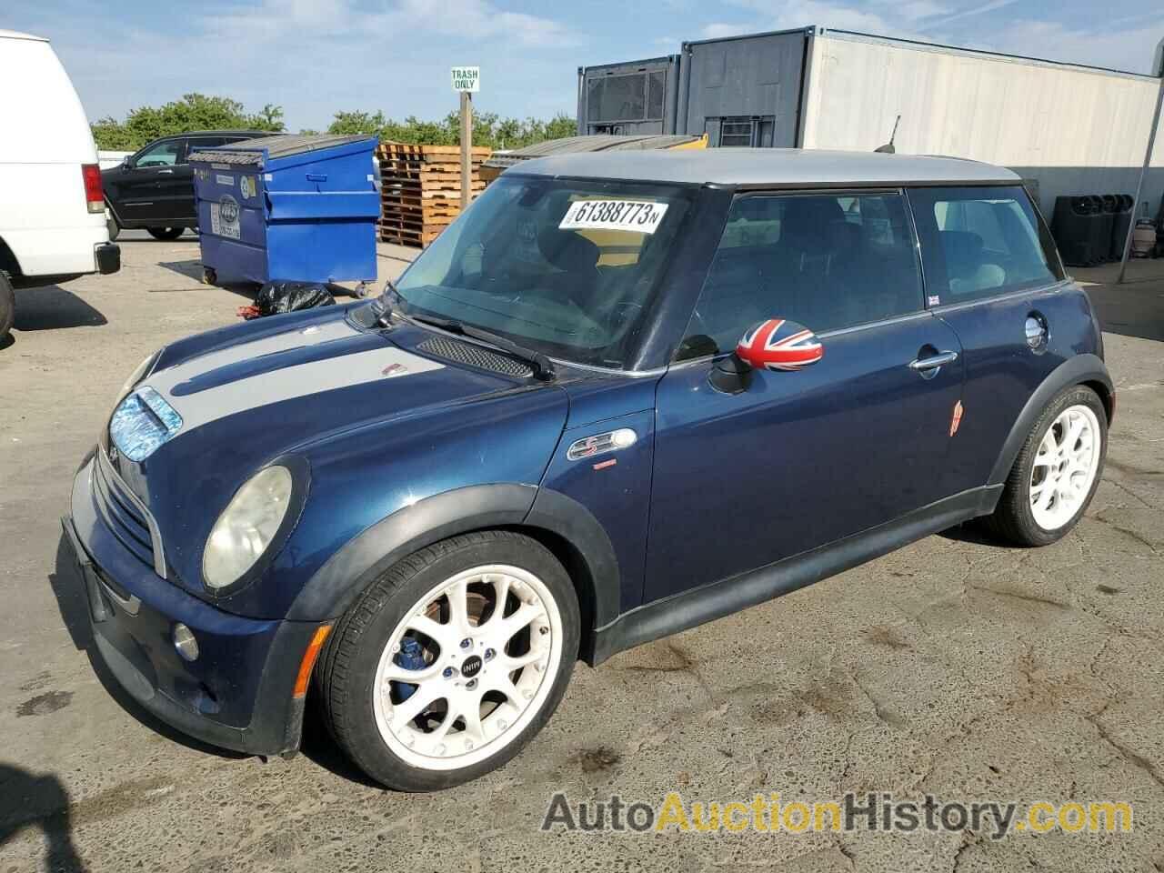 2006 MINI COOPER S, WMWRE33536TL18734