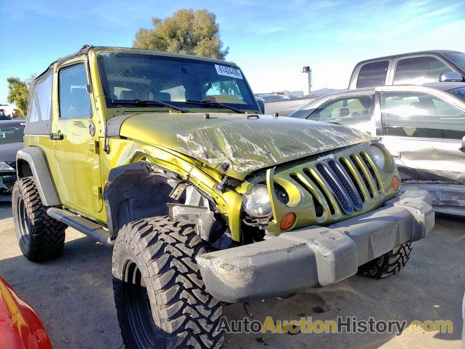 2007 JEEP WRANGLER X X, 1J4FA24127L172491