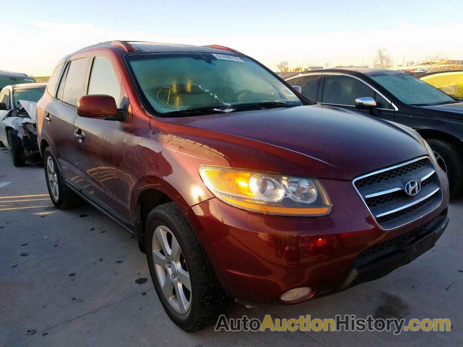 2008 HYUNDAI SANTA FE S SE, 5NMSH13E68H177274