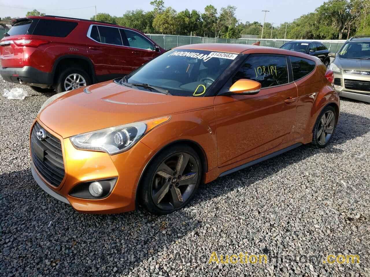 2015 HYUNDAI VELOSTER TURBO, KMHTC6AE3FU228766