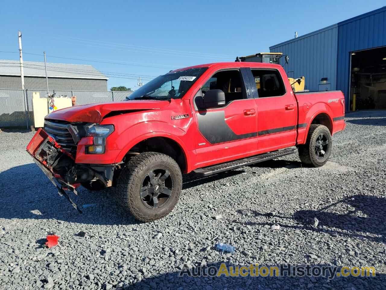 2016 FORD F150 SUPERCREW, 1FTEW1EP9GFD04581