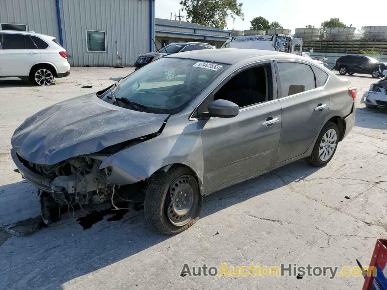 2019 NISSAN SENTRA S, 3N1AB7AP1KY206300