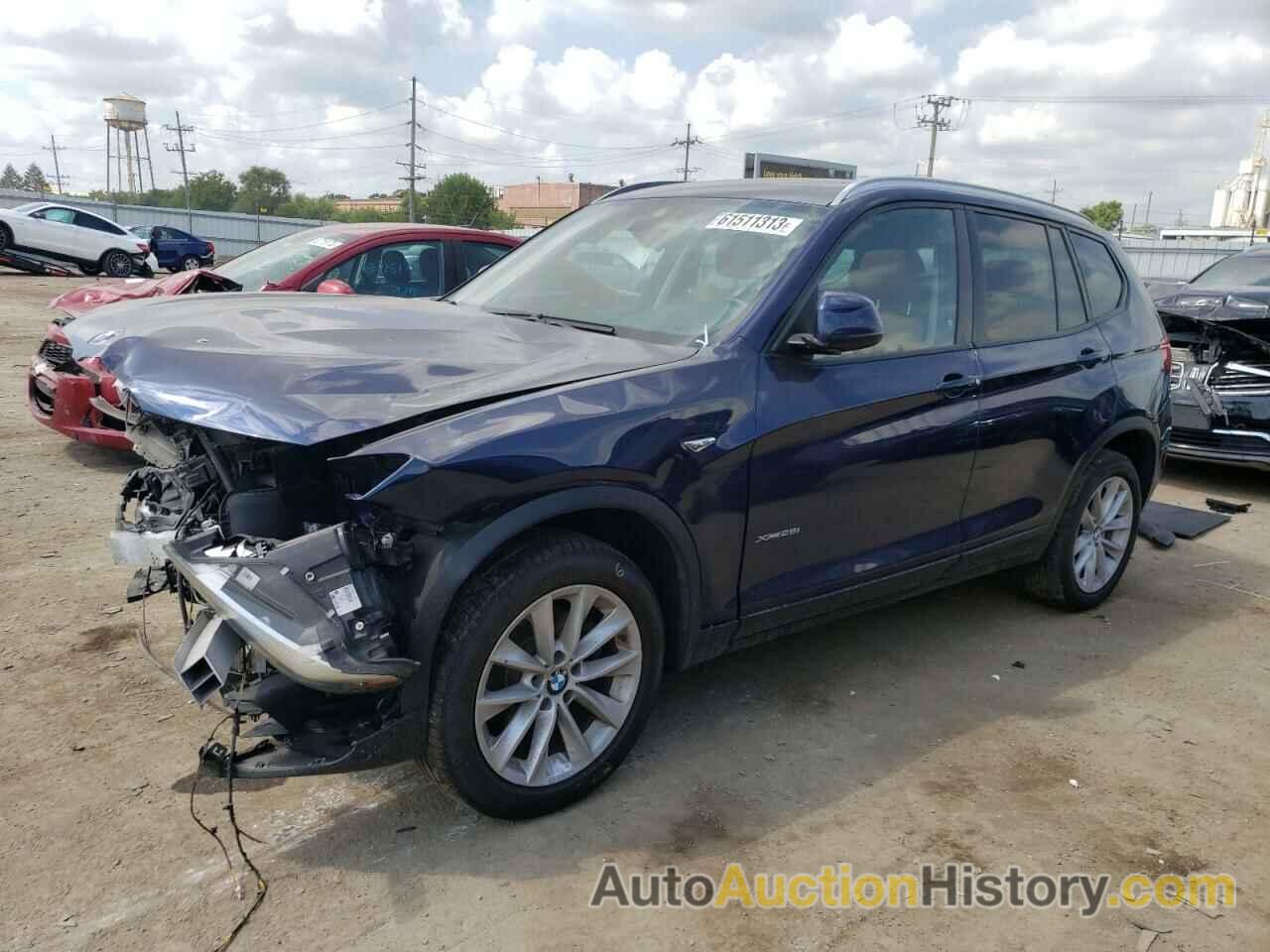 2016 BMW X3 XDRIVE28I, 5UXWX9C56G0D82757