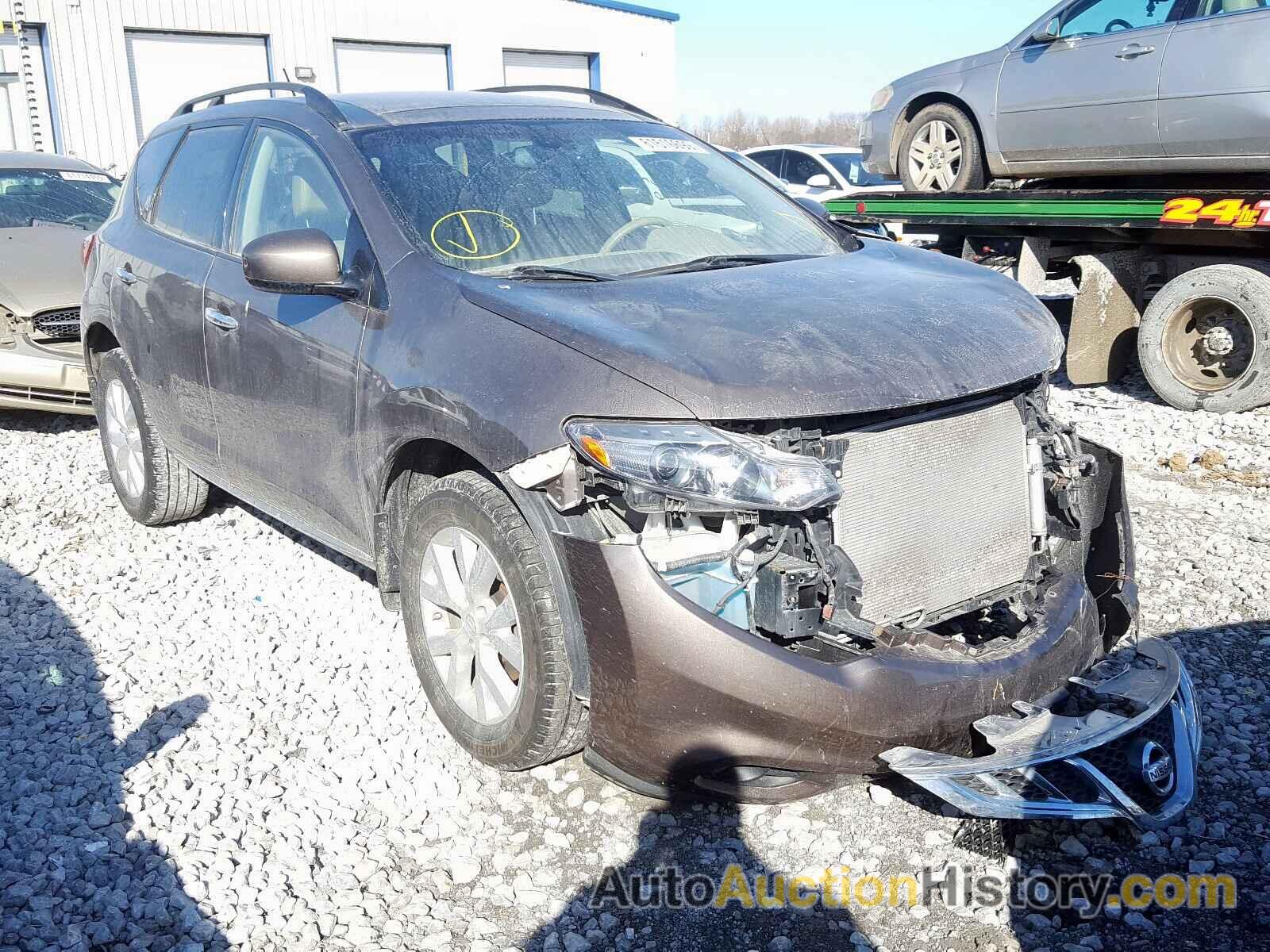 2012 NISSAN MURANO S S, JN8AZ1MU5CW110352