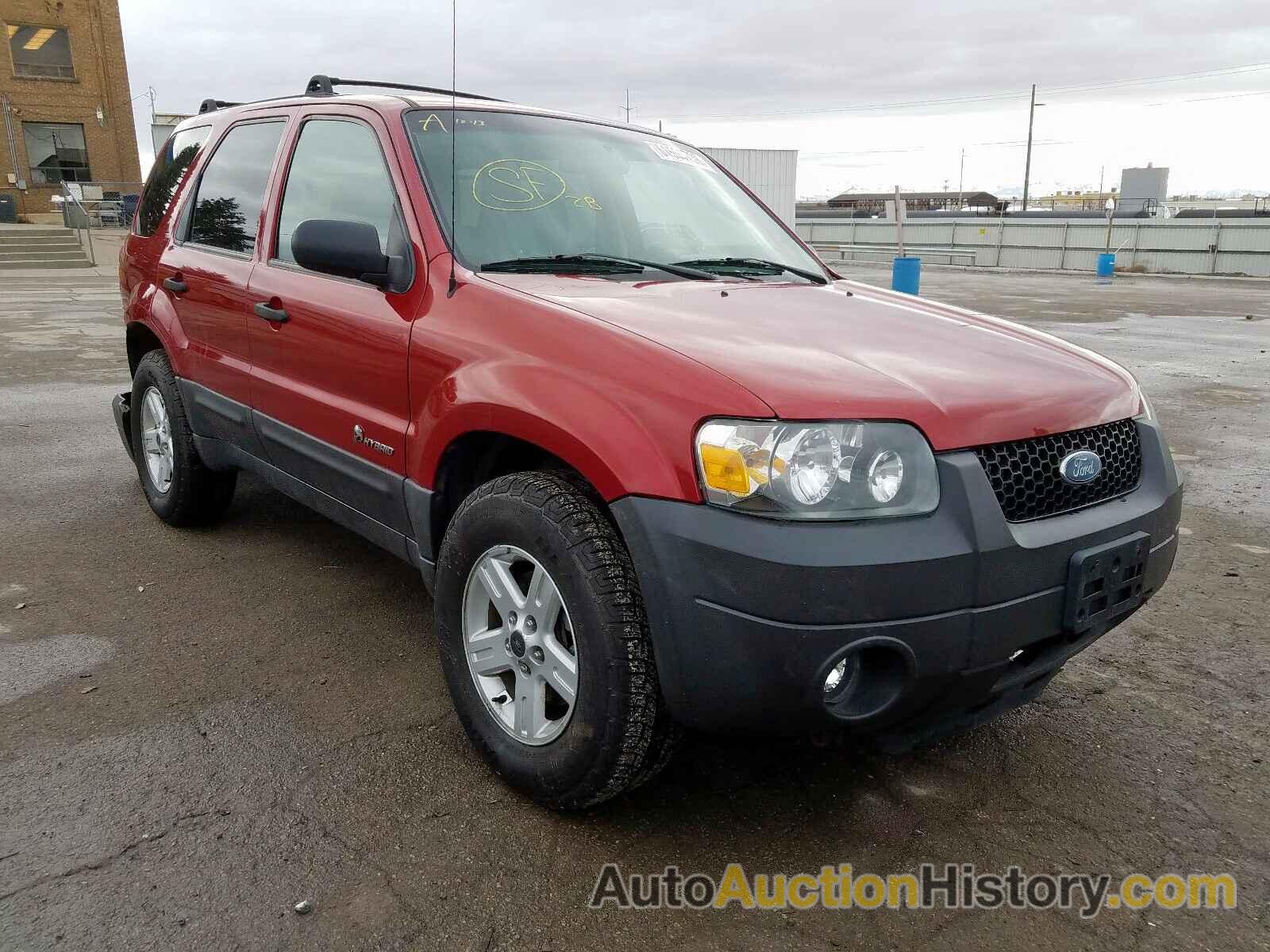 2006 FORD ESCAPE HEV HEV, 1FMYU96H46KA25677