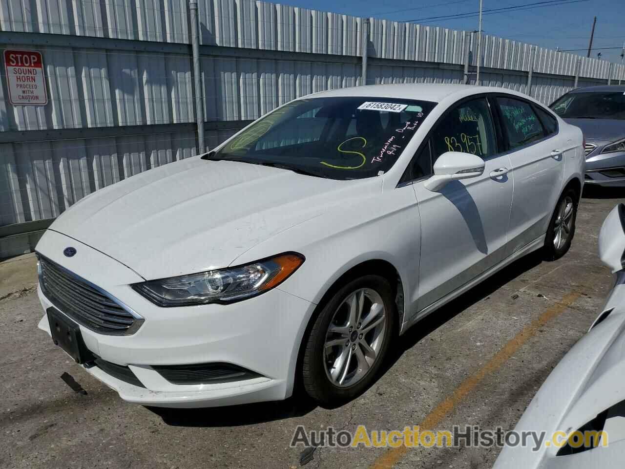 2018 FORD FUSION SE, 3FA6P0H78JR249564