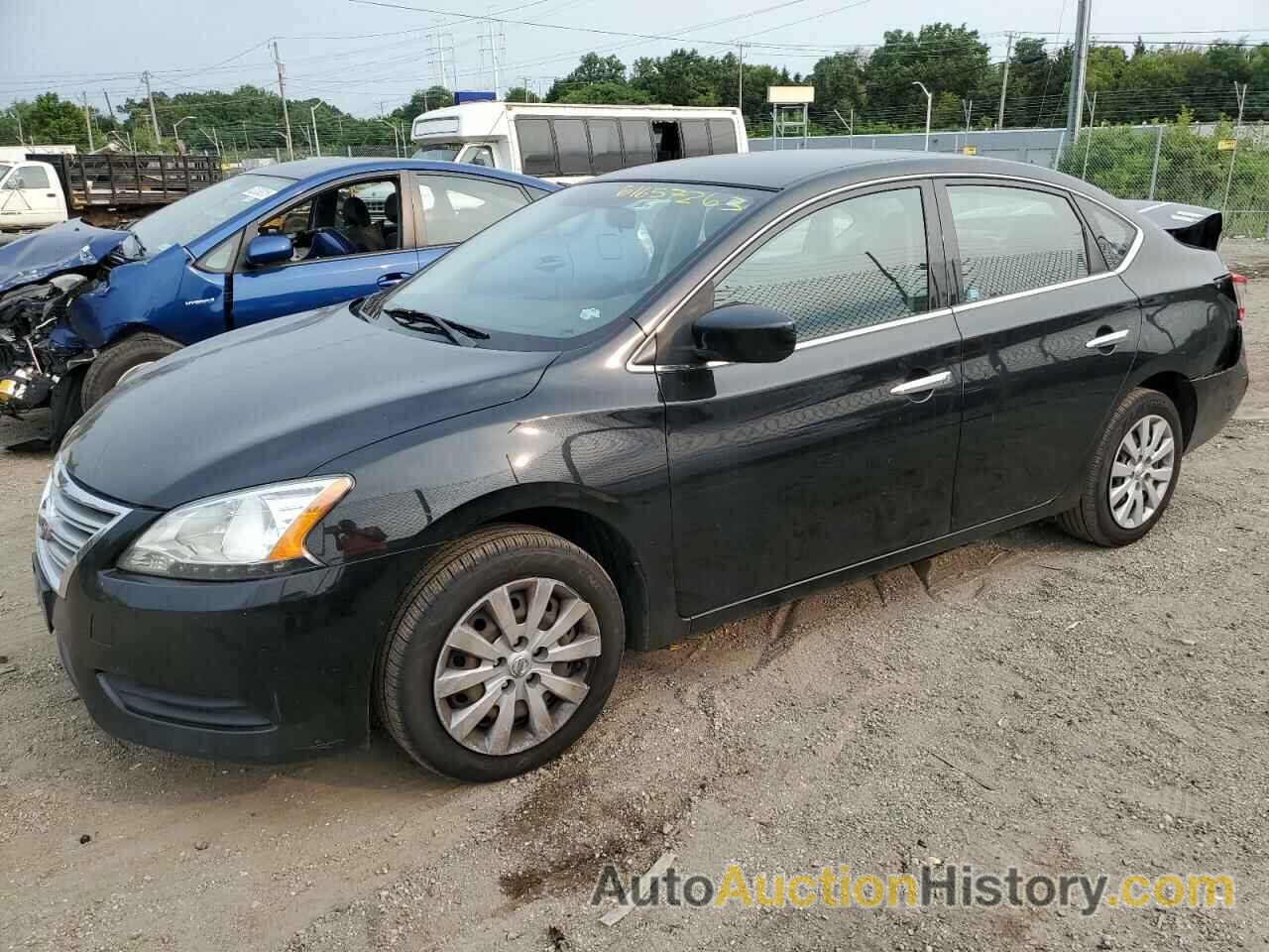 2014 NISSAN SENTRA S, 3N1AB7AP8EY262741