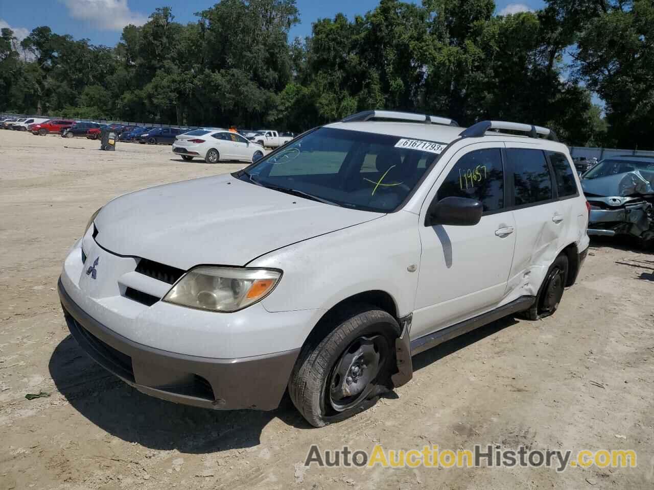 2006 MITSUBISHI OUTLANDER LS, JA4LX31F46U023323