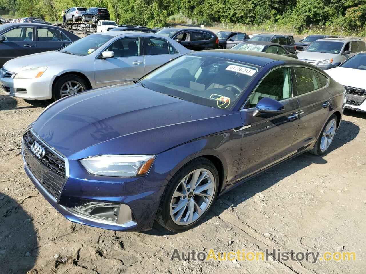 2022 AUDI A5 PREMIUM 40, WAUABCF55NA014154