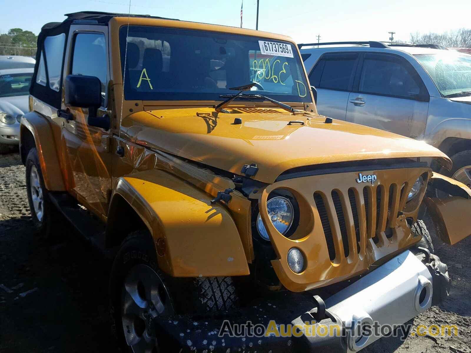 2014 JEEP WRANGLER S SAHARA, 1C4AJWBG2EL327651