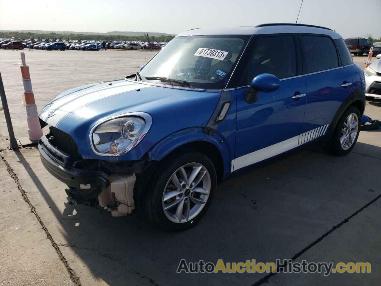 2014 MINI COOPER S COUNTRYMAN, WMWZC3C59EWP25122