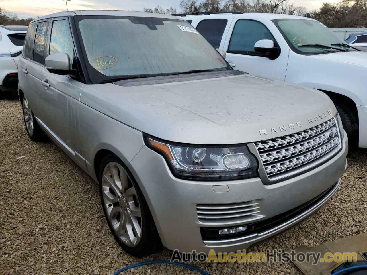 2015 LAND ROVER RANGEROVER SUPERCHARGED, SALGS2TF9FA215649
