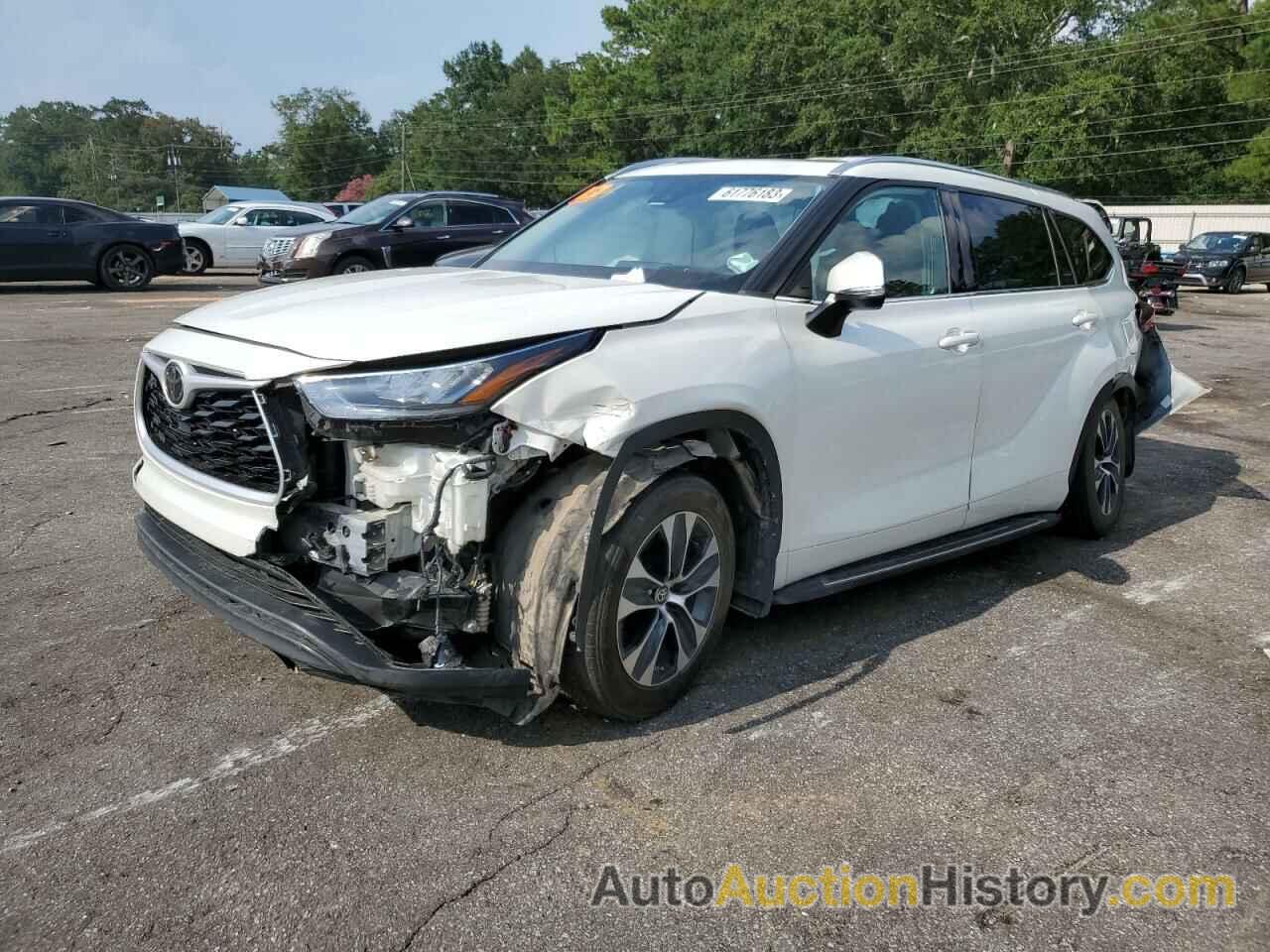 2020 TOYOTA HIGHLANDER XLE, 5TDGZRAHXLS000389