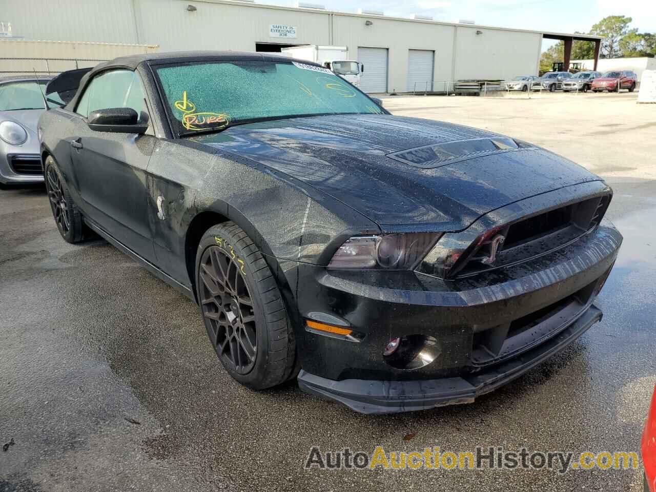 2014 FORD MUSTANG SHELBY GT500, 1ZVBP8KZ9E5260743