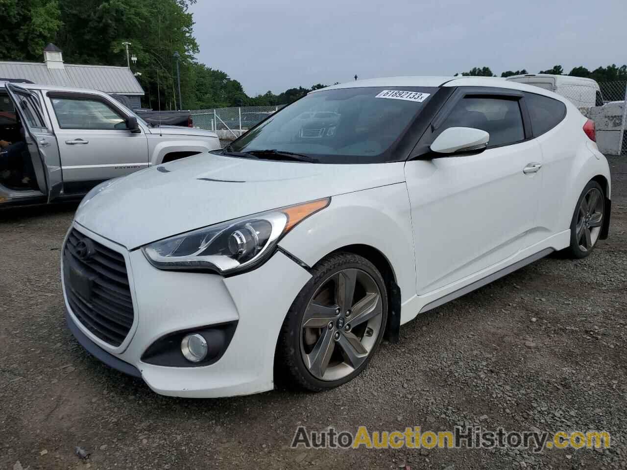 2015 HYUNDAI VELOSTER TURBO, KMHTC6AE0FU222651