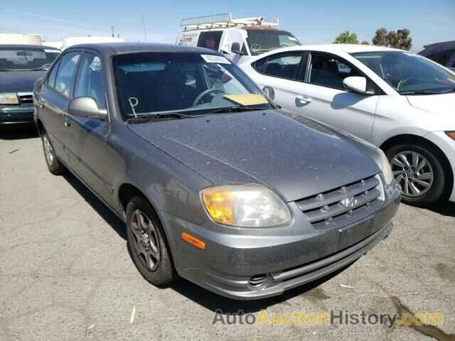 2005 HYUNDAI ACCENT GL, KMHCG45C45U614516