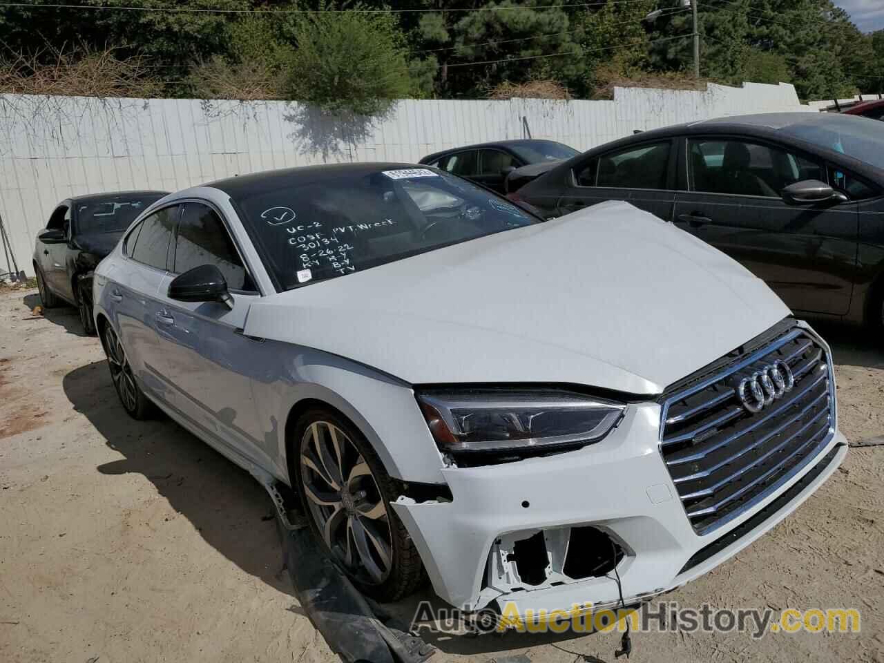 2018 AUDI A5 PREMIUM PLUS, WAUBNCF50JA005769