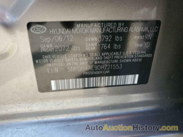 HYUNDAI ELANTRA GLS, 5NPDH4AE9DH221553