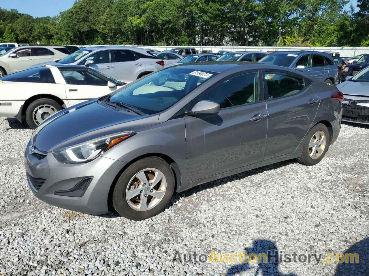 2014 HYUNDAI ELANTRA SE, 5NPDH4AE9EH493361