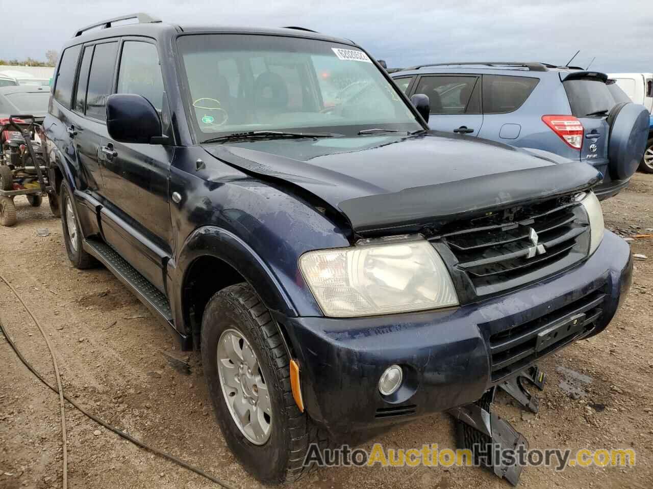 2004 MITSUBISHI MONTERO LIMITED, JA4MW51S14J009782