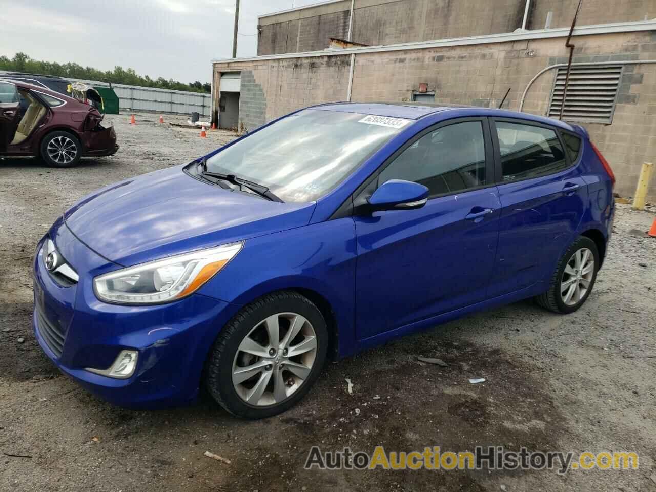 2014 HYUNDAI ACCENT GLS, KMHCU5AE7EU183661