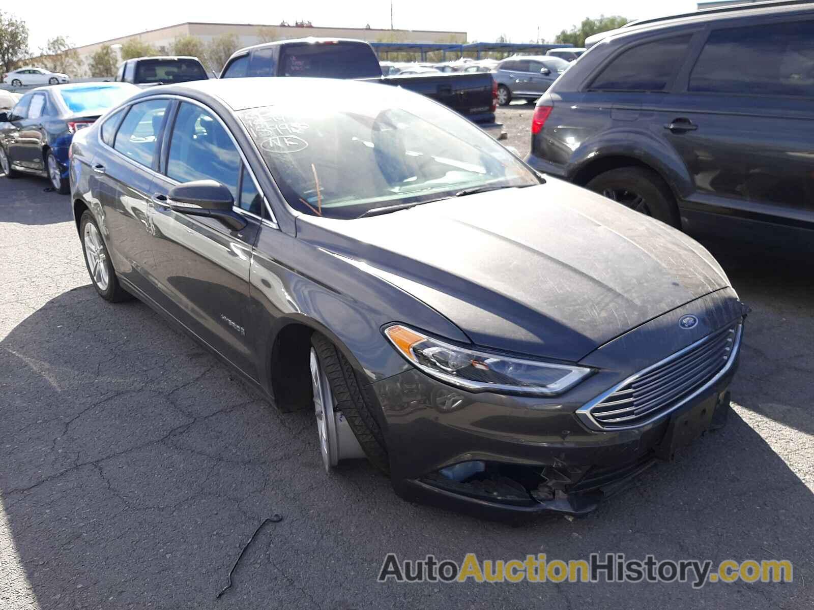 2018 FORD FUSION SE HYBRID, 3FA6P0LU6JR152361