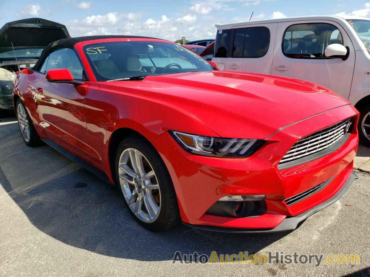 2017 FORD MUSTANG, 1FATP8UH2H5319587