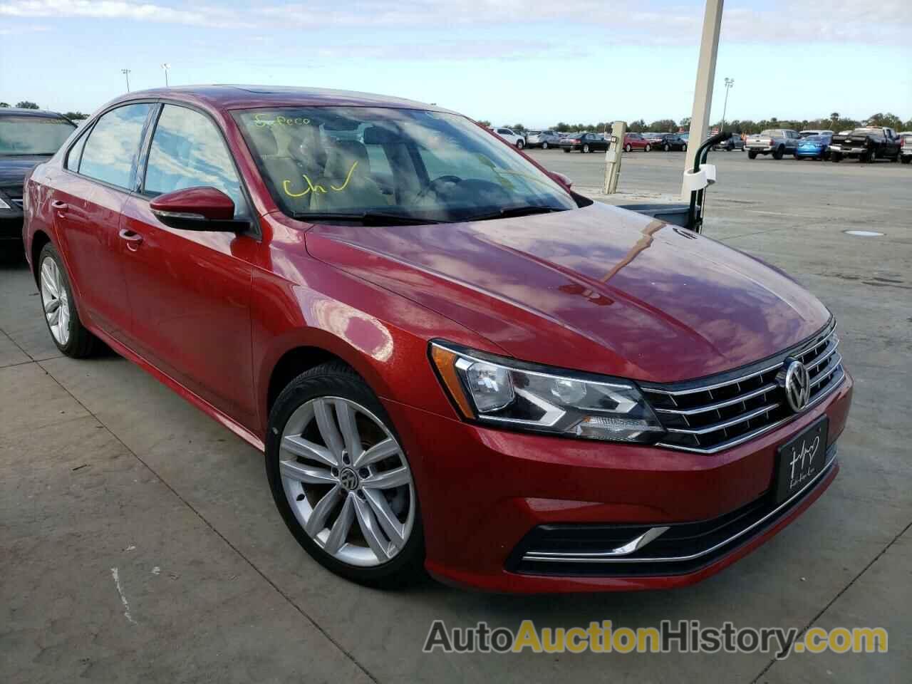 2019 VOLKSWAGEN PASSAT WOLFSBURG, 1VWLA7A36KC013720