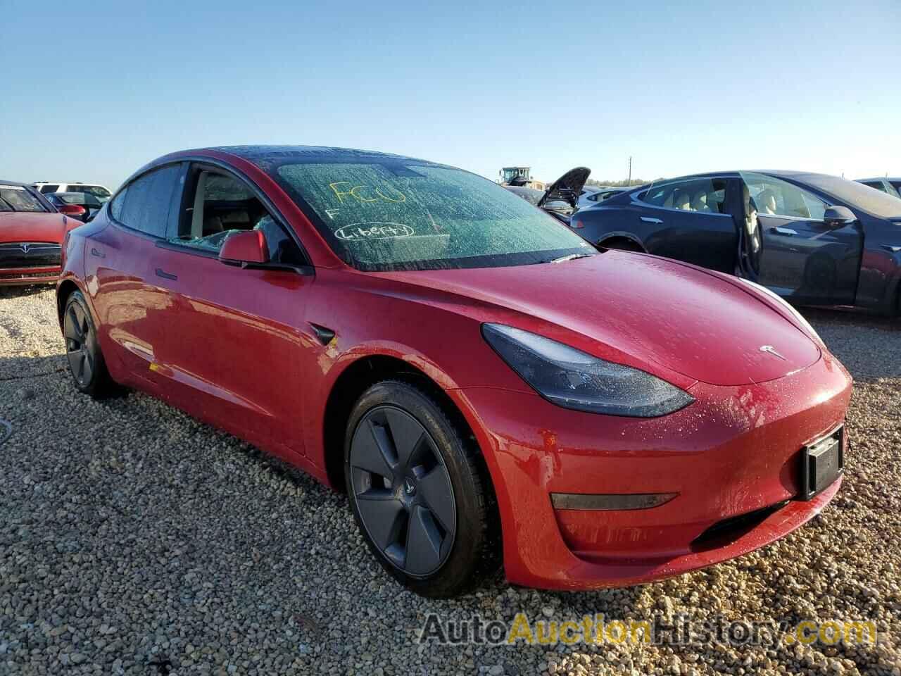 2022 TESLA MODEL 3, 5YJ3E1EB1NF272676