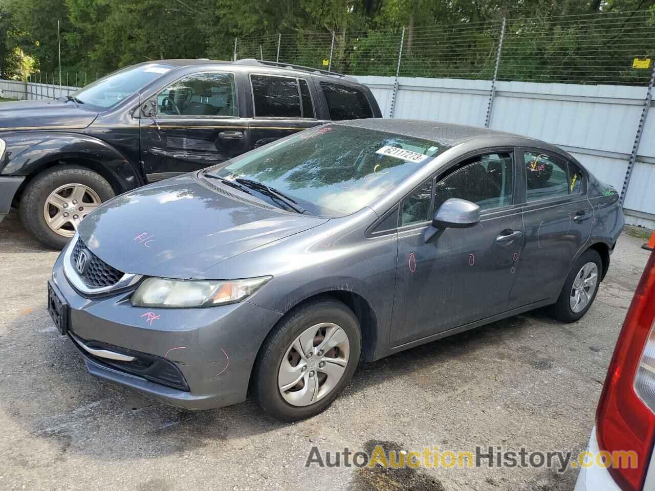 2013 HONDA CIVIC LX, 19XFB2F52DE029533