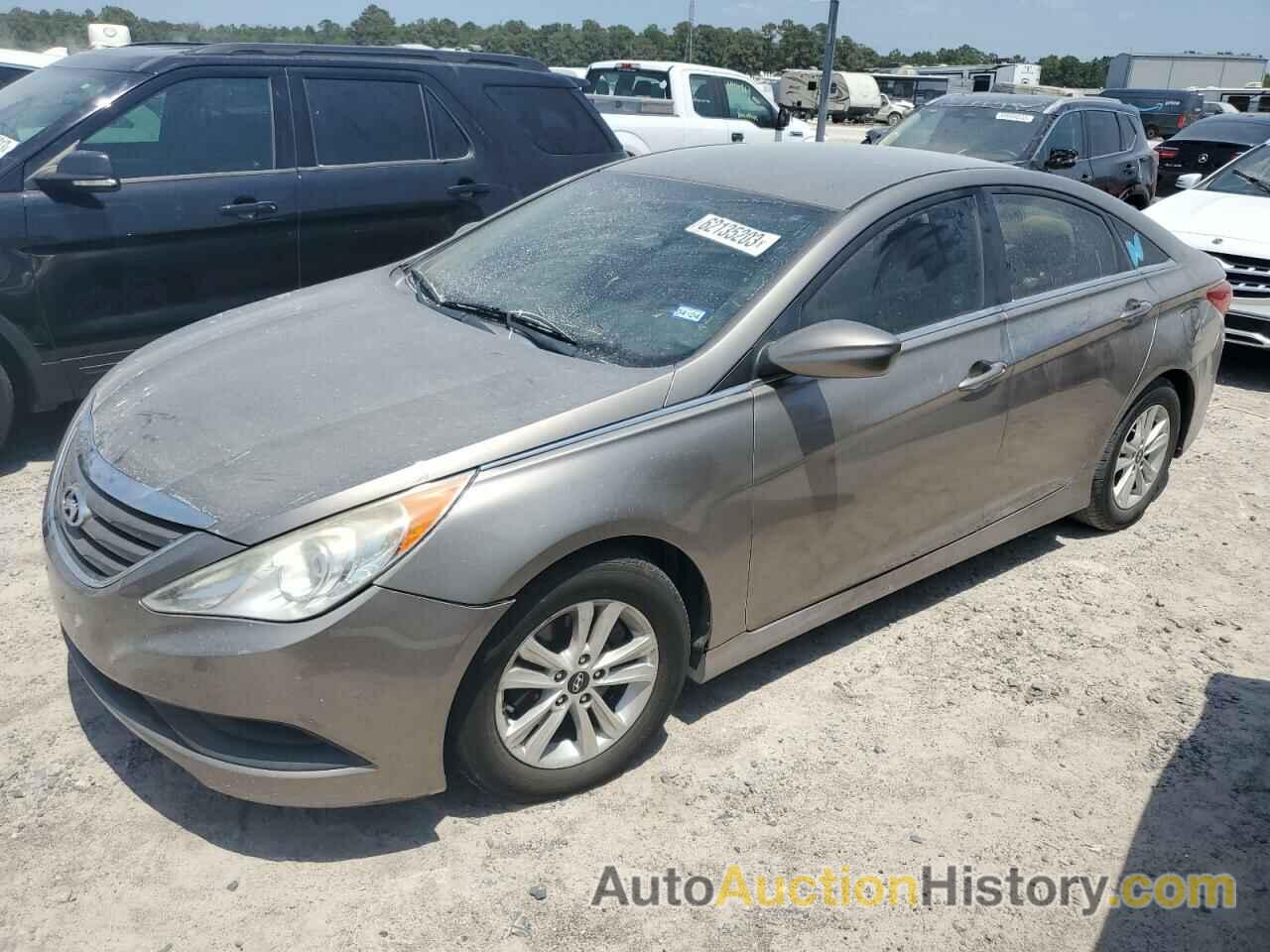 2014 HYUNDAI SONATA GLS, 5NPEB4AC8EH924874