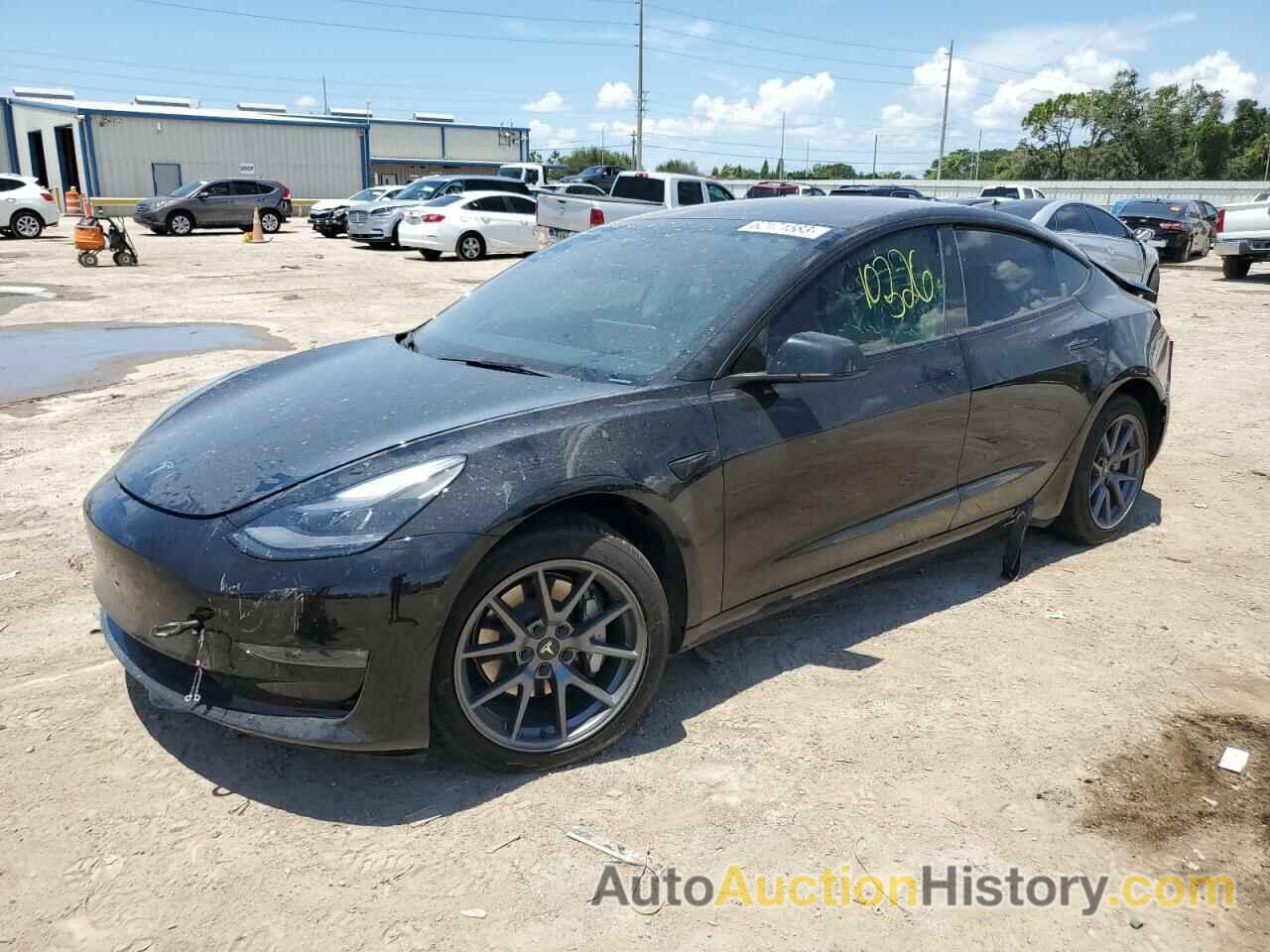 2022 TESLA MODEL 3, 5YJ3E1EB9NF103618