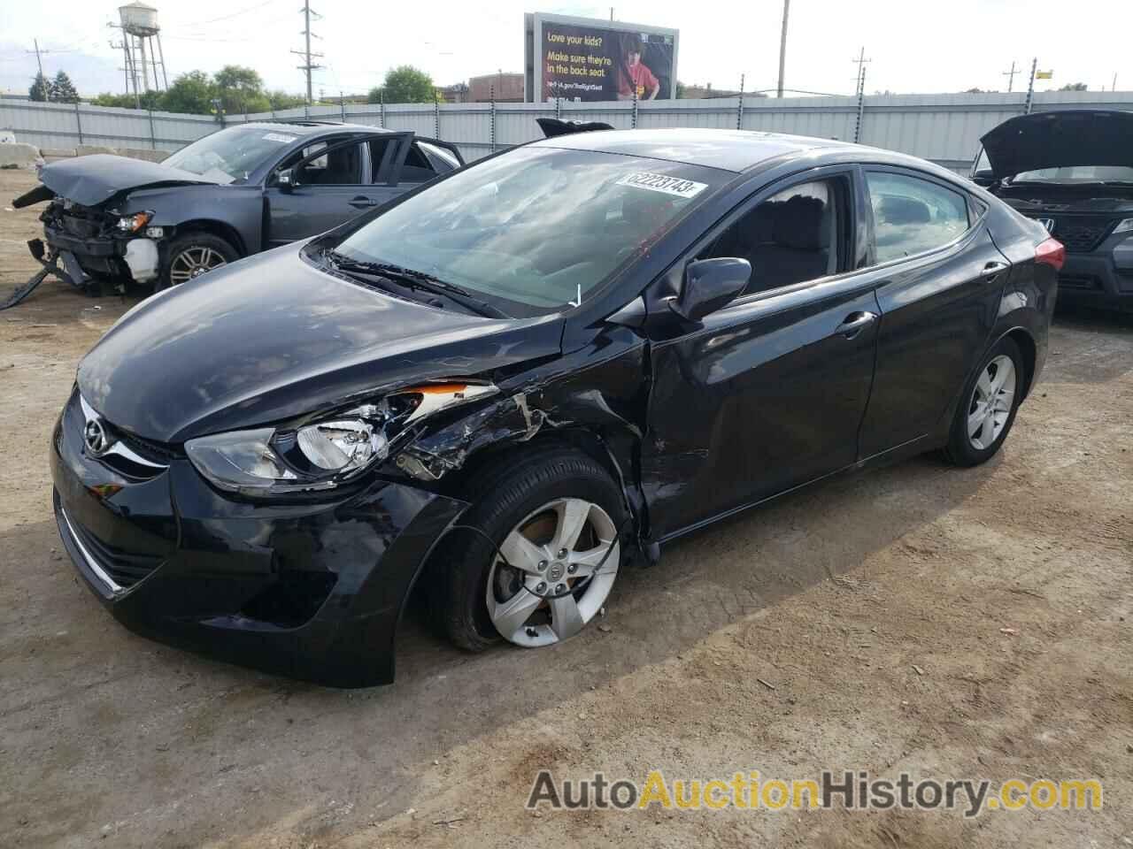 2013 HYUNDAI ELANTRA GLS, KMHDH4AE9DU923311