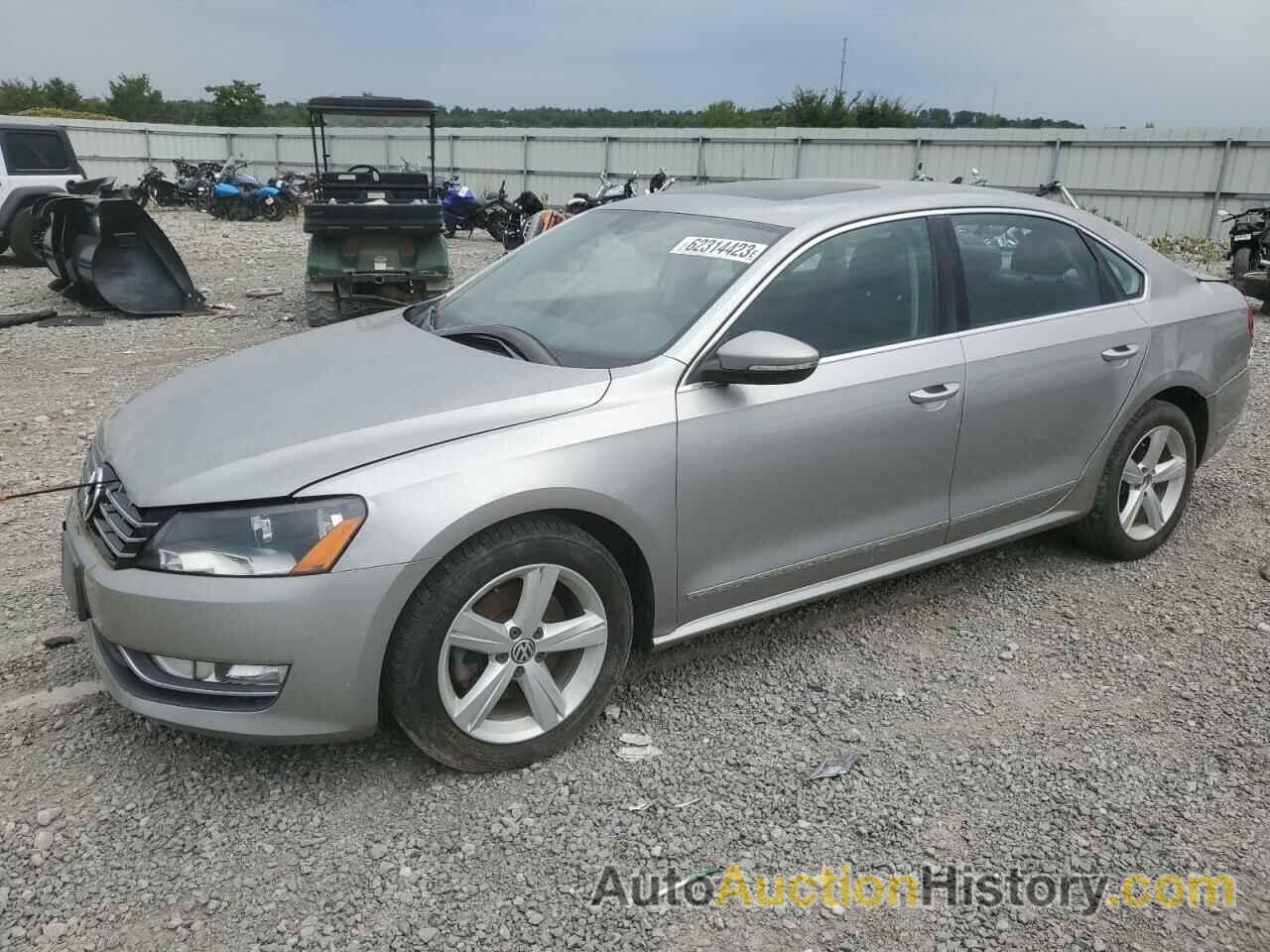 2012 VOLKSWAGEN PASSAT SEL, 1VWCN7A34CC055339