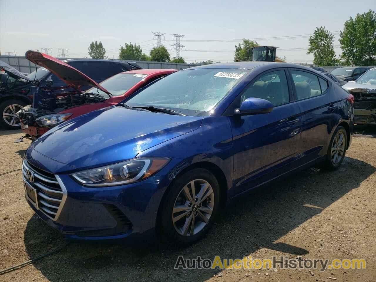 2018 HYUNDAI ELANTRA SEL, 5NPD84LF6JH252454