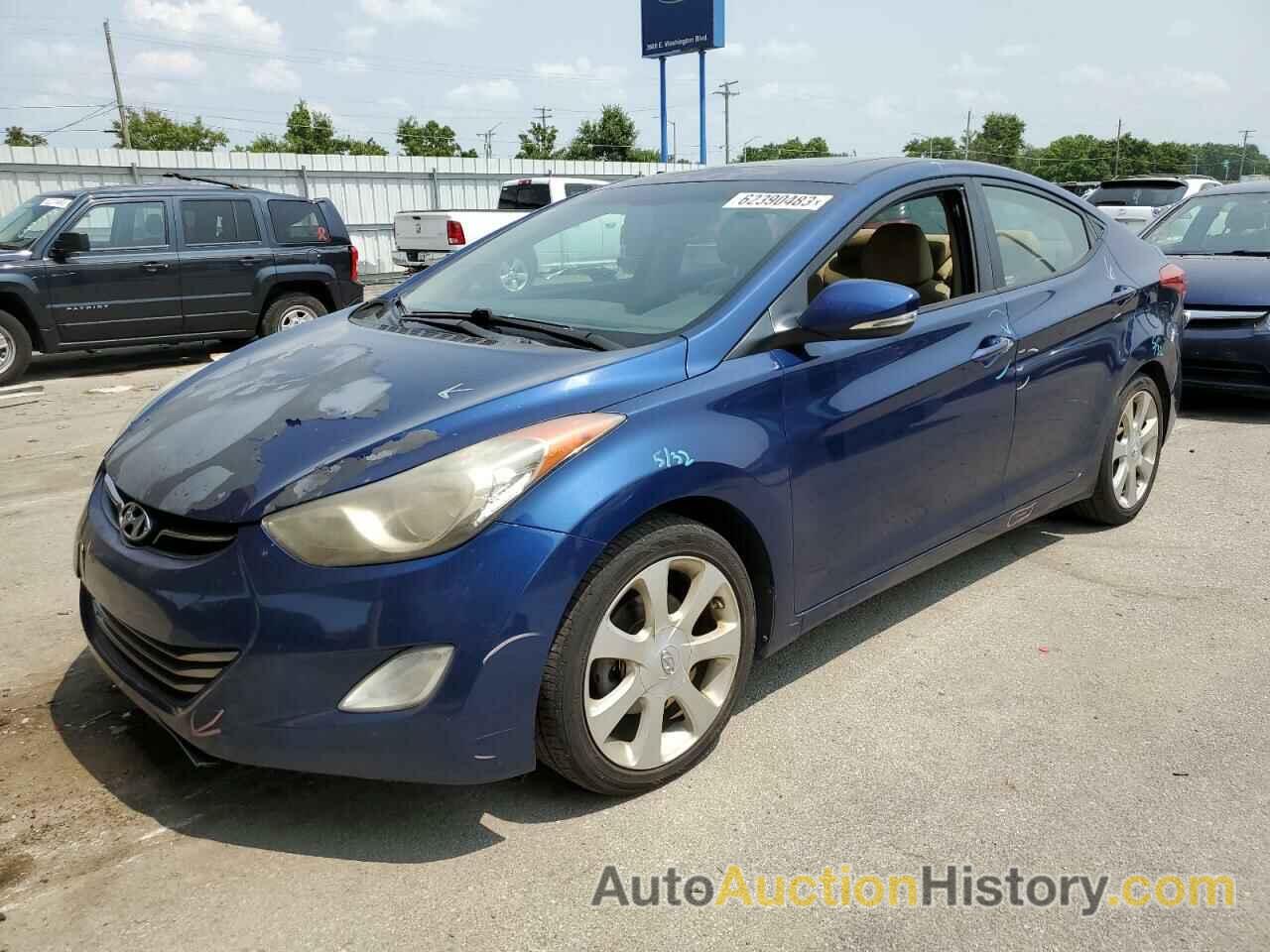 2013 HYUNDAI ELANTRA GLS, KMHDH4AE7DU720935